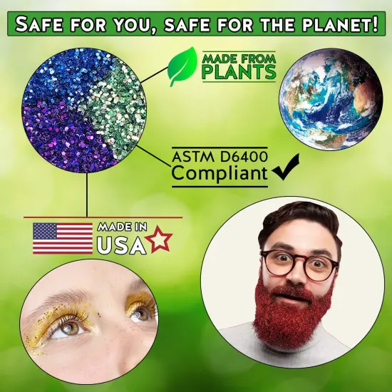 Sapphire Magic Biodegradable Glitter 1/2 Ounce {3}
