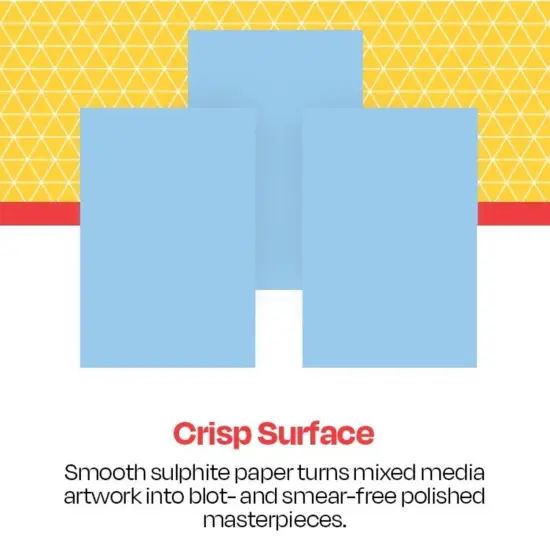 School Smart Folding Bristol Board, 12 x 18 Inches, Blue, Pack of 100 {3}