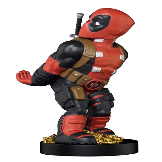 Exquisite Gaming: Marvel: Deadpool Rear View - Original Mobile Phone & Gaming Controller Holder, Device Stand, Cable Guys, Licensed Figure {6}