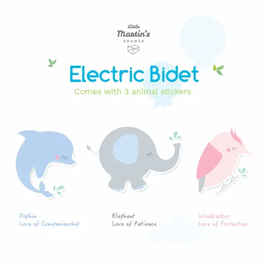 Little Martin's: Portable Electric Travel Bidet - Blue -Water Cleanser Tool, Baby-Adult-Senior-Mothers-Pregnancy, 2 Pressure Mode, Rotating Spray Head {7}