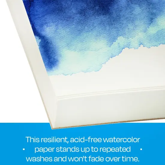 Sax Watercolor Paper, 18 x 24 Inches, 140 lb, Natural White, 50 Sheets {7}