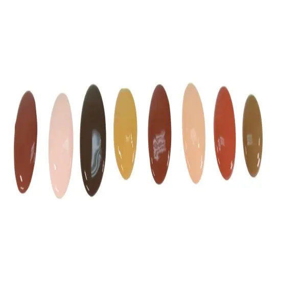 School Smart Washable Tempera Paints, Assorted Multi-Ethnic Colors, Pint Set of 8 {3}