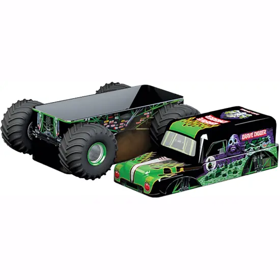 Eurographics: Monster Jam Grave Digger - 550 Piece Puzzle - Iconic Monster Truck-Shaped Collectible Tin, 19x13" Action Jigsaw, Officially Licensed {5}