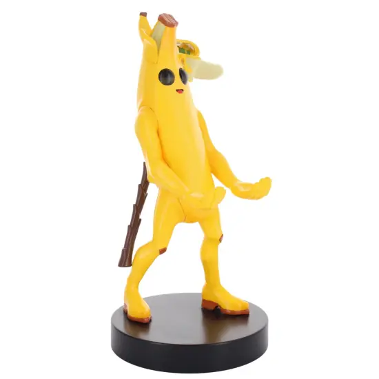 Exquisite Gaming: Fortnite: Peely - Cable Guys Original Controller & Phone Holder, Yellow Banana Collectible Device Stand, Officially Licensed Figure {5}