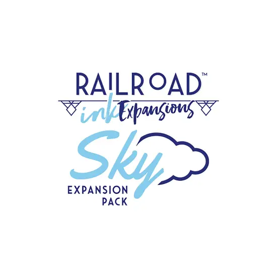 Railroad Ink: Sky Expansion Pack - For Railroad Ink/Railroad Ink Challenge Core Games, Ages 8+, 1+ Players, 15-30 Min {5}