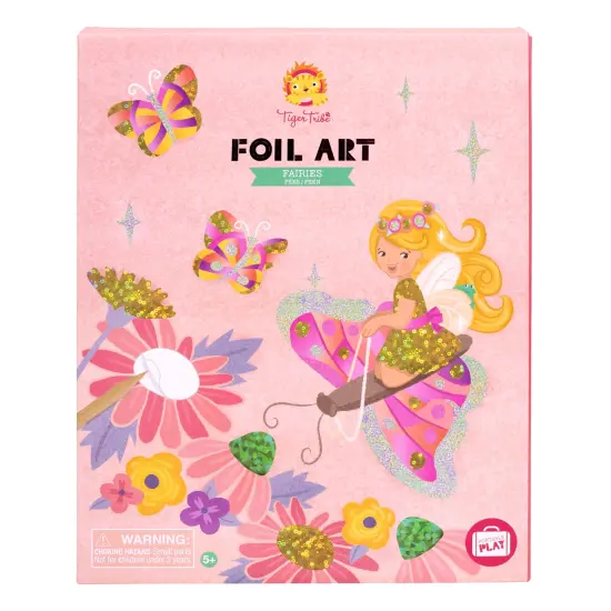 Tiger Tribe: Foil Art - Fairy - Activity Set, Foil Sheets, Magical Themed Art Cards, Create Holographic Scenes, Kids Ages 5+ {1}