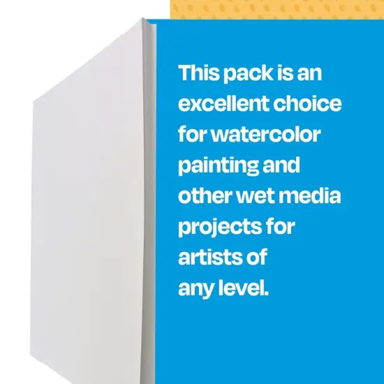 Sax Halifax Cold Press Watercolor Paper, 11 x 15 Inches, 90 lb, White, 100 Sheets {7}