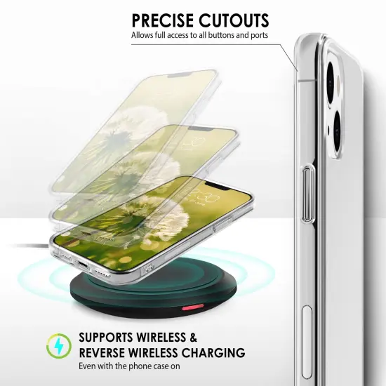 Insten Clear Case Compatible with iPhone 13 (6.1 Inch) Soft TPU Non-Yellowing Protective Cover {3}