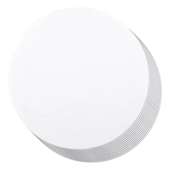 12 Pack 12 Inch Cake Boards, Round Cardboard Circles for Crafts, Baking Supplies, Desserts (White) {1}