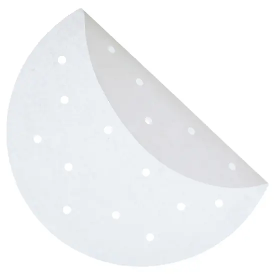 100 Pack Round Air Fryer Liners with Holes - 8-Inch Parchment Paper Disposable, Dumpling Paper - Perforated Bamboo Steamer Liner Sheets for Air Frying, Steaming, and Baking (White) {7}