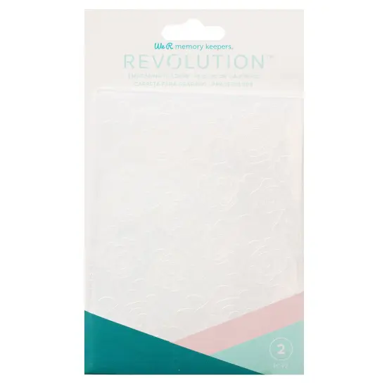 We R Revolution Embossing Folder 2/Pkg-Florals {1}