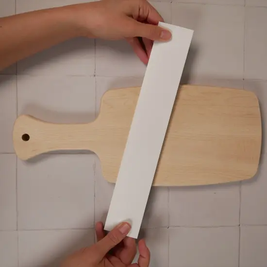 Marbled Resin Wood Board {3}