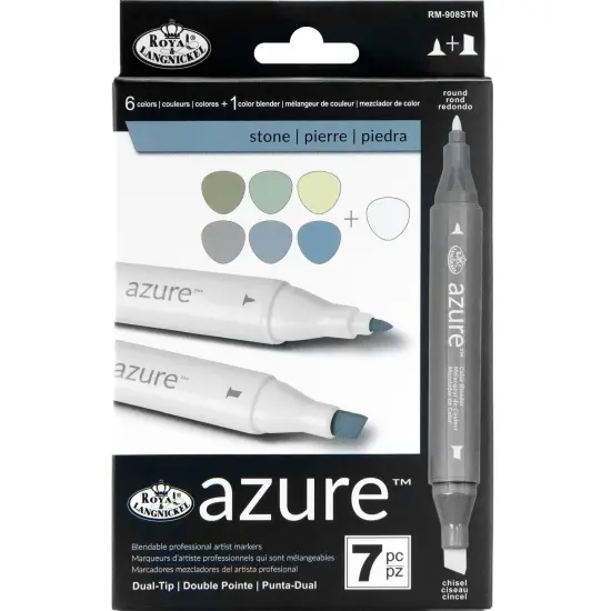 RM-908STN | Azure&trade; 7pc Stone Color Marker Set {1}