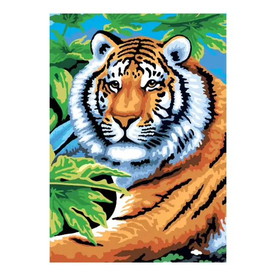 PBN-SET44 | Painting by numbers&trade; 21pc 8.75" x 11.75" Jungle Cats Painting Project 3-Pack {4}