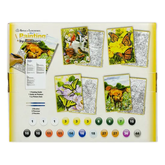 AVS-PBN210 | Painting by numbers™ 30pc 8" x 10" Fields 4 Project Box Set {2}