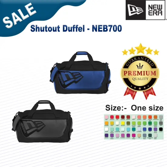 New Era&reg; Shutout Duffel Royal/Black {2}