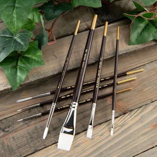 RSET-WTK7 | White Taklon&trade; 7pc Deluxe Brush Set {5}