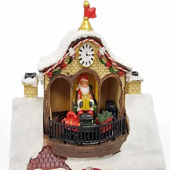 Santa's Workshop Christmas Miniature. Christmas Village {5}