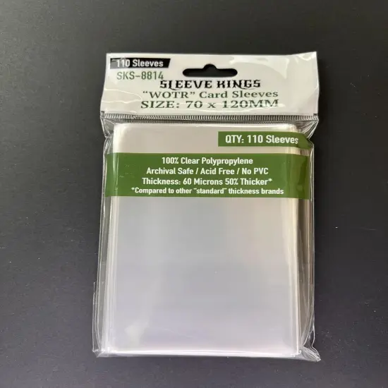 Sleeve Kings WOTR-Tarot Card Sleeves (70x120mm) -110 Pack, 60 Microns {2}
