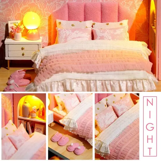 Miniature Wizardi Roombox Kit - Romantic Story Dollhouse Kit {4}