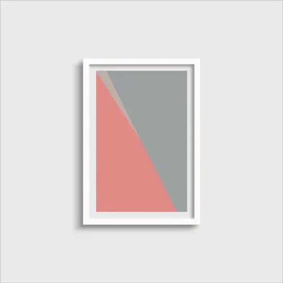 Color Block Modern Art Print X {1}