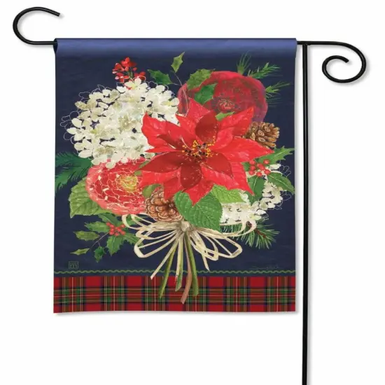 Christmas Bouquet Garden Flag {1}