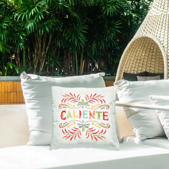 Stupell Industries Caliente con Patr&oacute;n Vibrante Outdoor Printed Pillow {2}
