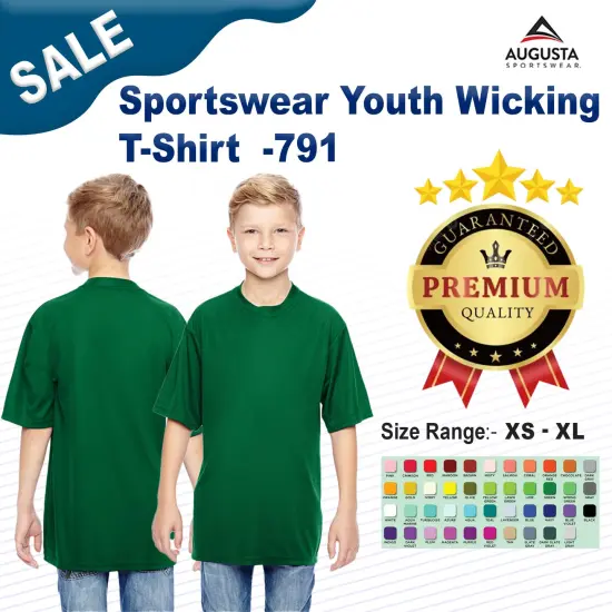 Augusta&reg; Sportswear Youth Wicking T-Shirt ORANGE {2}