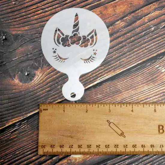 3x3 Unicorn Variety Stencil Pack - 4 PC Set | Bakell&reg; {5}