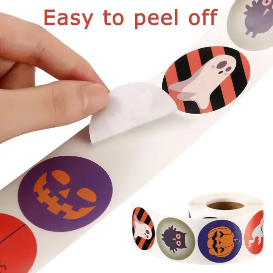 Halloween Stickers Set - 500 Pcs {3}