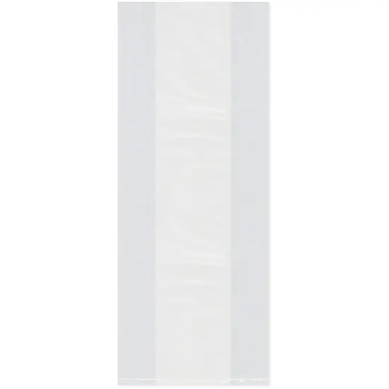 Plymor 8" x 4" x 20" (Pack of 100), 1 Mil Gusseted Plastic Bags {1}