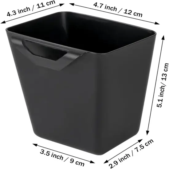 8 Pack Hanging Cup Holders, Multipurpose Rolling Cart Accessories Utility Cart {4}