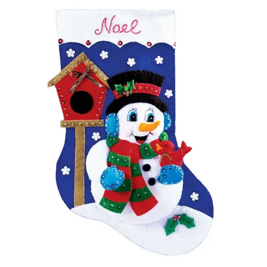 Design WorksFrosty's Birdhouse Stocking Kit Multi {1}