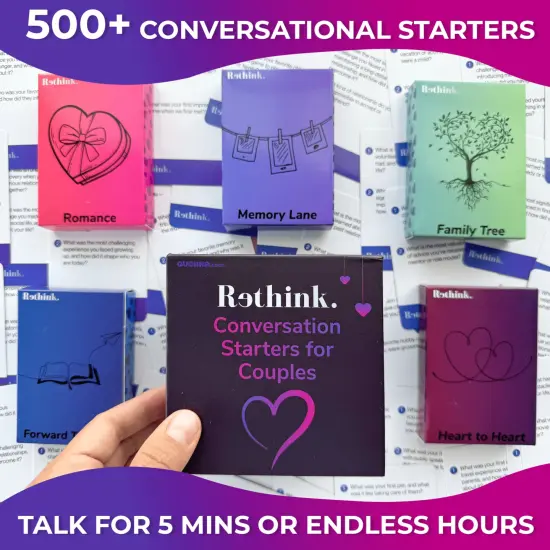 Rethink!: Conversation Starters for Couples Game | Know Me Better Questions {2}