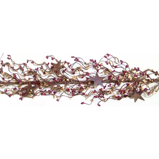 Pip Berries Garland With Stars Gold {1}