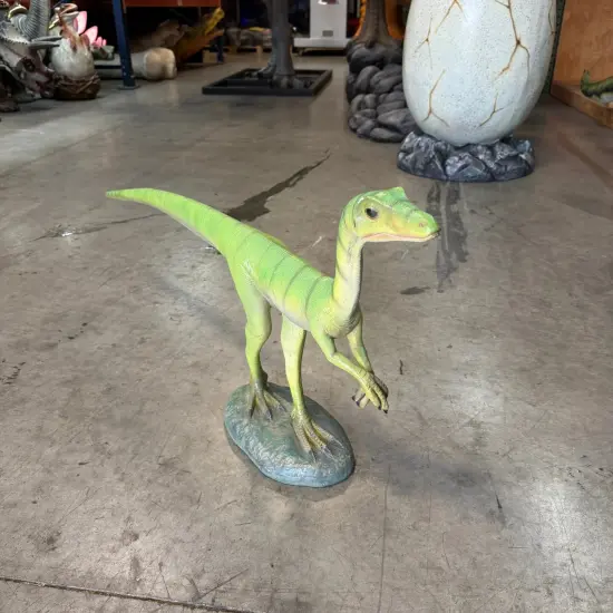 Compsognathus Dinosaur Life Size Statue {5}