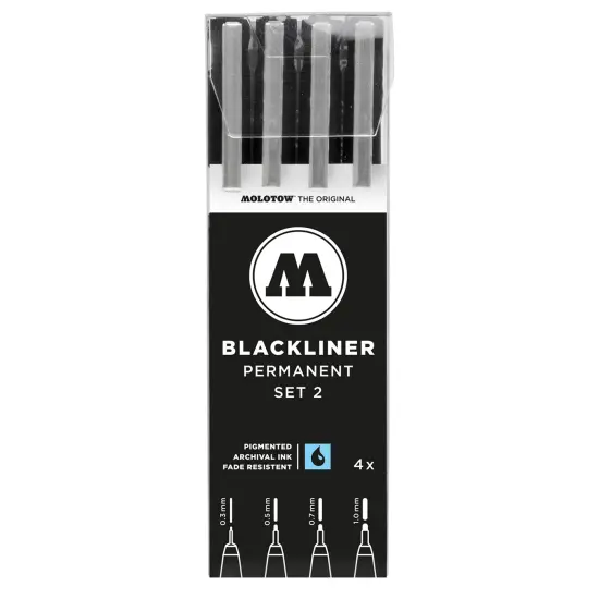 Blackliner 4pc Set (.3, .5, .7, 1) {1}