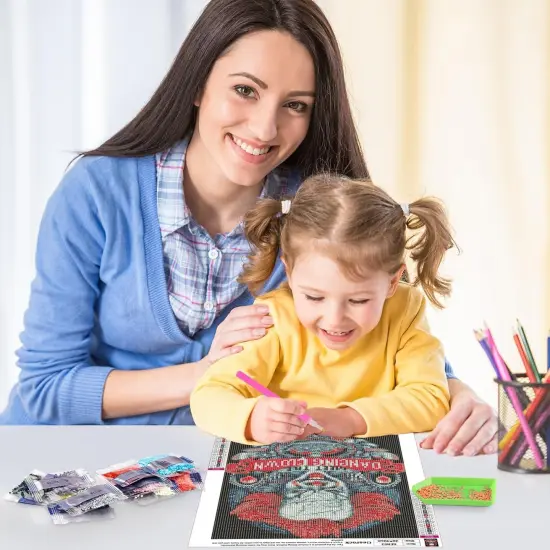 6 Pack Halloween Diamond Painting Kits {2}