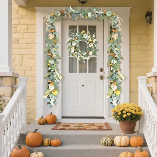 Fall Decorations for Home 6Ft Fall Garland {5}