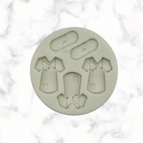 Nurse Theme Silicone Mold {5}