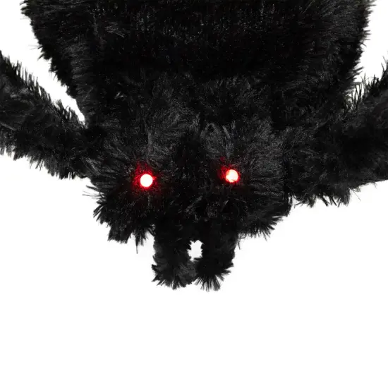 Northlight LED Lighted Spider with Flashing Eyes Halloween Decoration - 48" Black {7}
