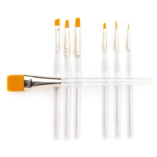RSET-9157 | 7pc Golden Taklon Variety Brush Set {5}