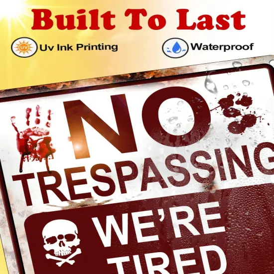 2 Packs Halloween Decoration Halloween Signs {4}