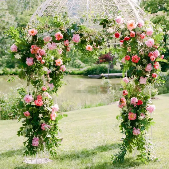 14PCS Floral Foam Blocks for Fresh and Artificial Flowers - Sausage Shape Flower Arrangement Tool Set Floral Craft Dry Foam Bricks Flower Absorption Holder for Wedding Flower Holder Arch Door {3}