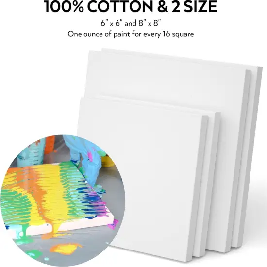 Acrylic Pouring Kit, Artist Starter Supplies Including 19 Colors Acrylic Paints {4}