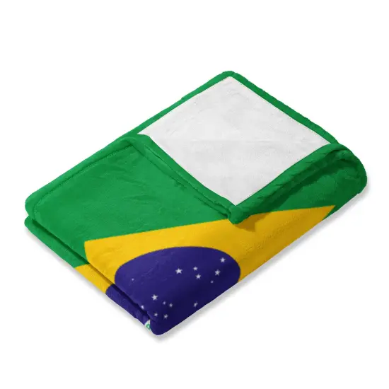 Country Flag Silk Touch Throw Blanket Brazil {4}