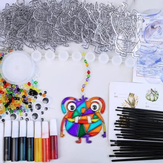 27 Sets Halloween Craft Kits Fall Crafts Monster {2}