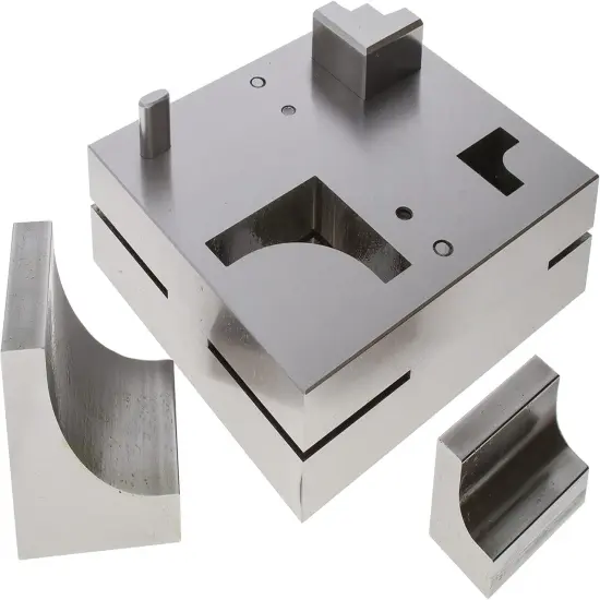 The Beadsmith Steel Disc Cutter Set Includes 4 Punches & Die. Tool for Cutting Corners from: 1/4", 1/2" & 1" Curves & 3/16" x 3/4" Oval Slot Punch. Use Soft Metal Sheet up to 20-24 Gauge & Thinner {5}