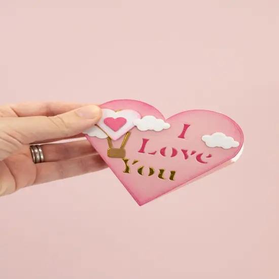 Crafters Companion Metal Die & Stencil Set-Candy Box {4}