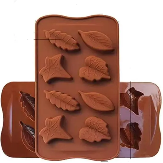 Fall Leaves Silicone Mold Flexible Candy Chocolate & Jelly Mold for Autumn Treats {5}
